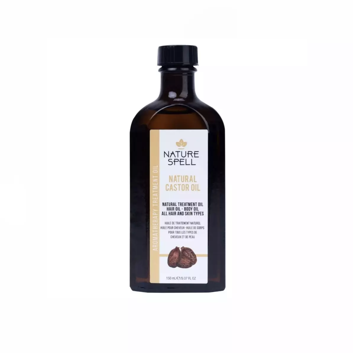 روغن کرچک مو و بدن نیچر اسپل Nature Spell ۱۵۰ میل