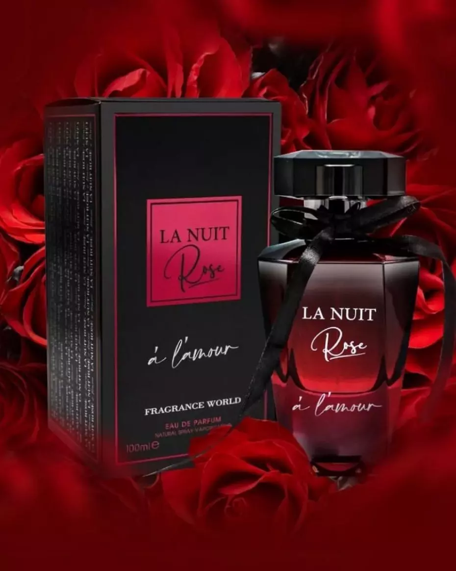 ادکلن فرگرنس ورد لا نویت رز ای لامور | Fragrance world La Nuit Rose A L’amour