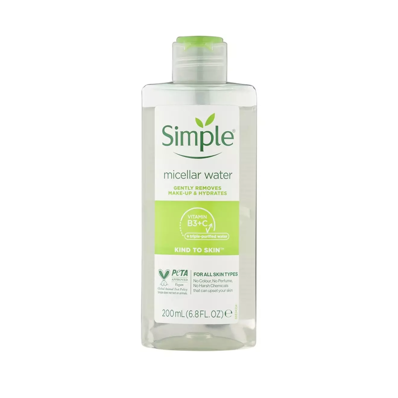 میسلار واتر سیمپل مدل آبرسان مناسب انواع پوست 200ml