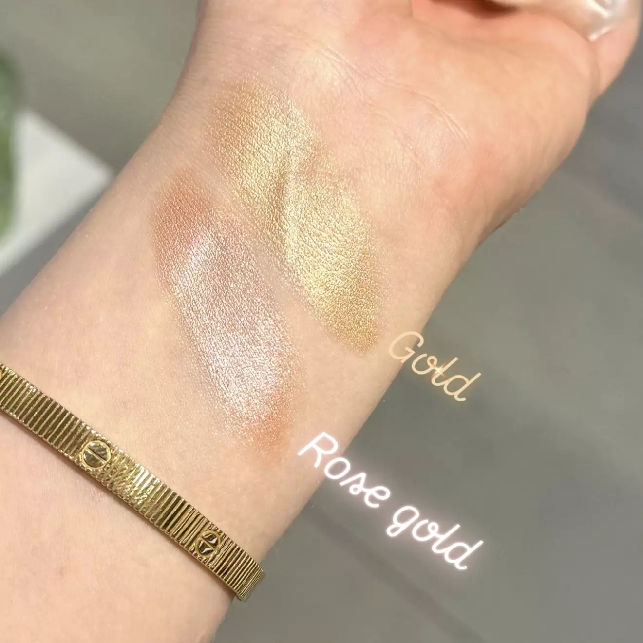 هایلایتر شیمری گلدن بل Gold _ rose gold