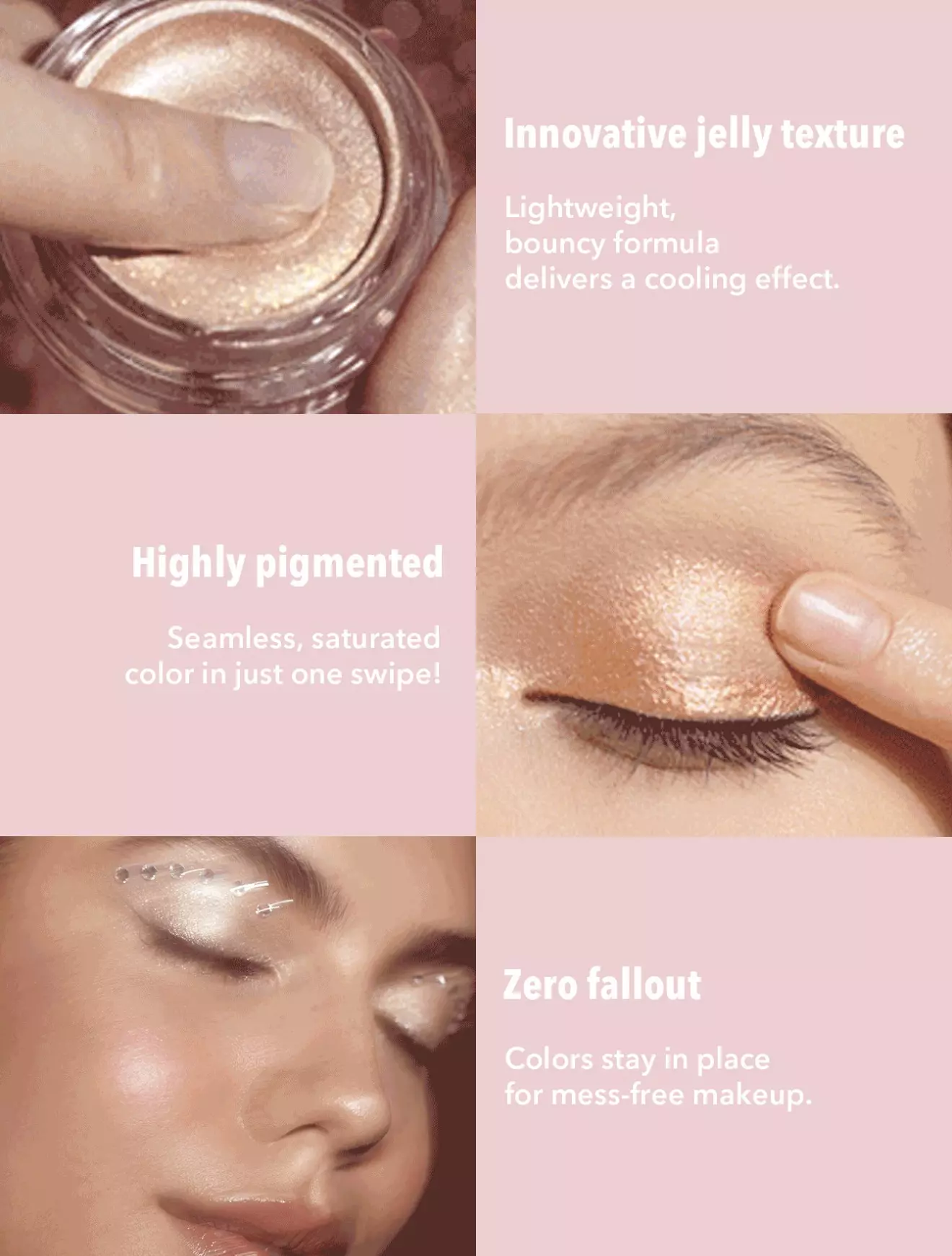 هایلایتر شیمری گلدن بل Gold _ rose gold