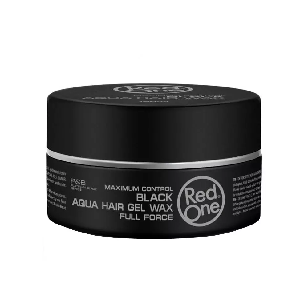 واکس مو مشکی ردوان Red One Black Aqua Hair Gel Wax 150Ml