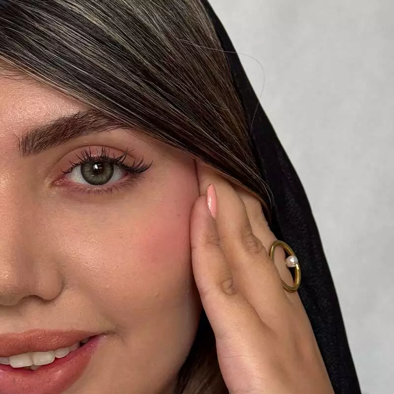 لنز ارکید گرین rose