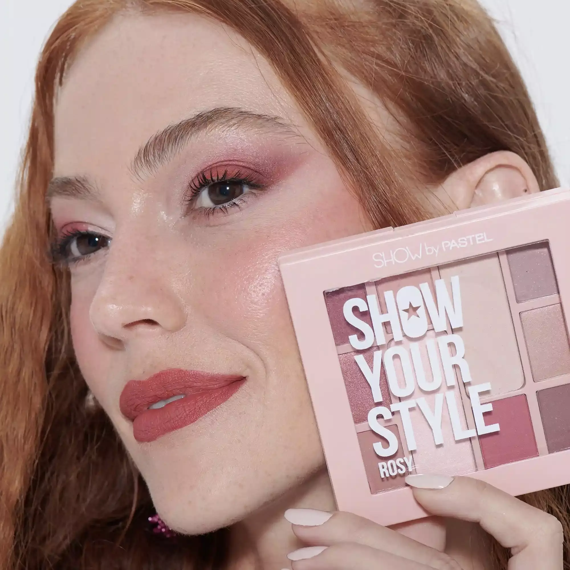 پالت سایه 10 رنگ پاستل مدل rosy
