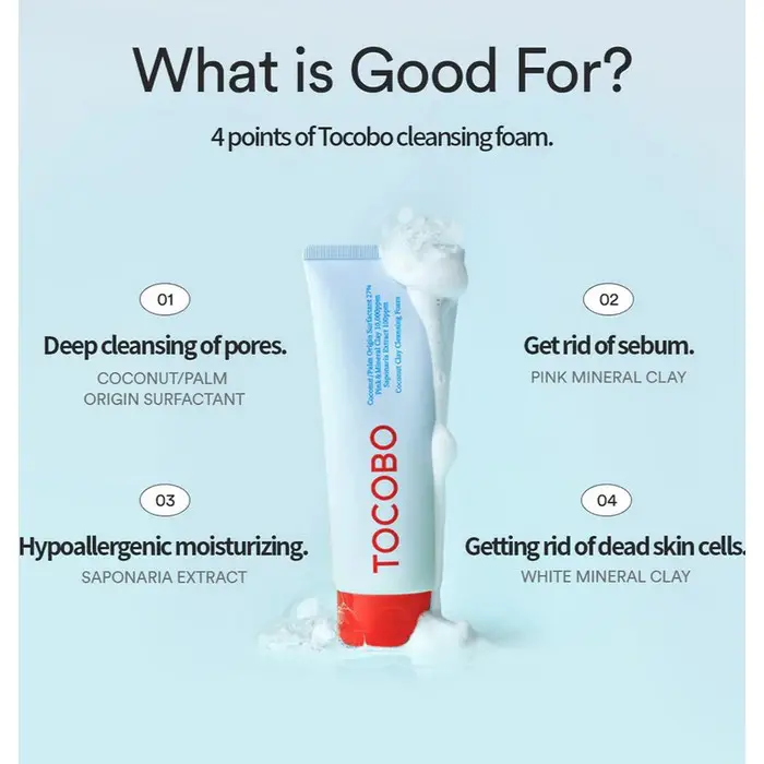 فوم شوینده توکوبو Tocobo خاک رس نارگیل