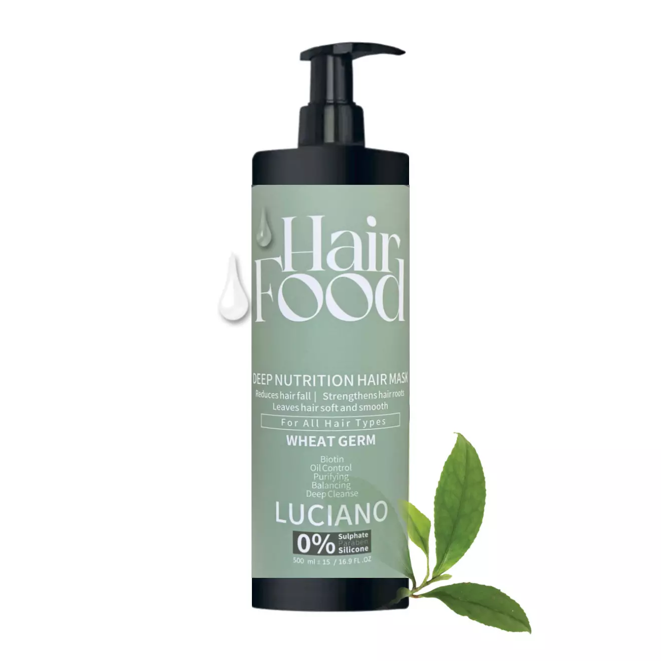 ماسک مو کف سر چرب لوچانو hair food mask Luciano