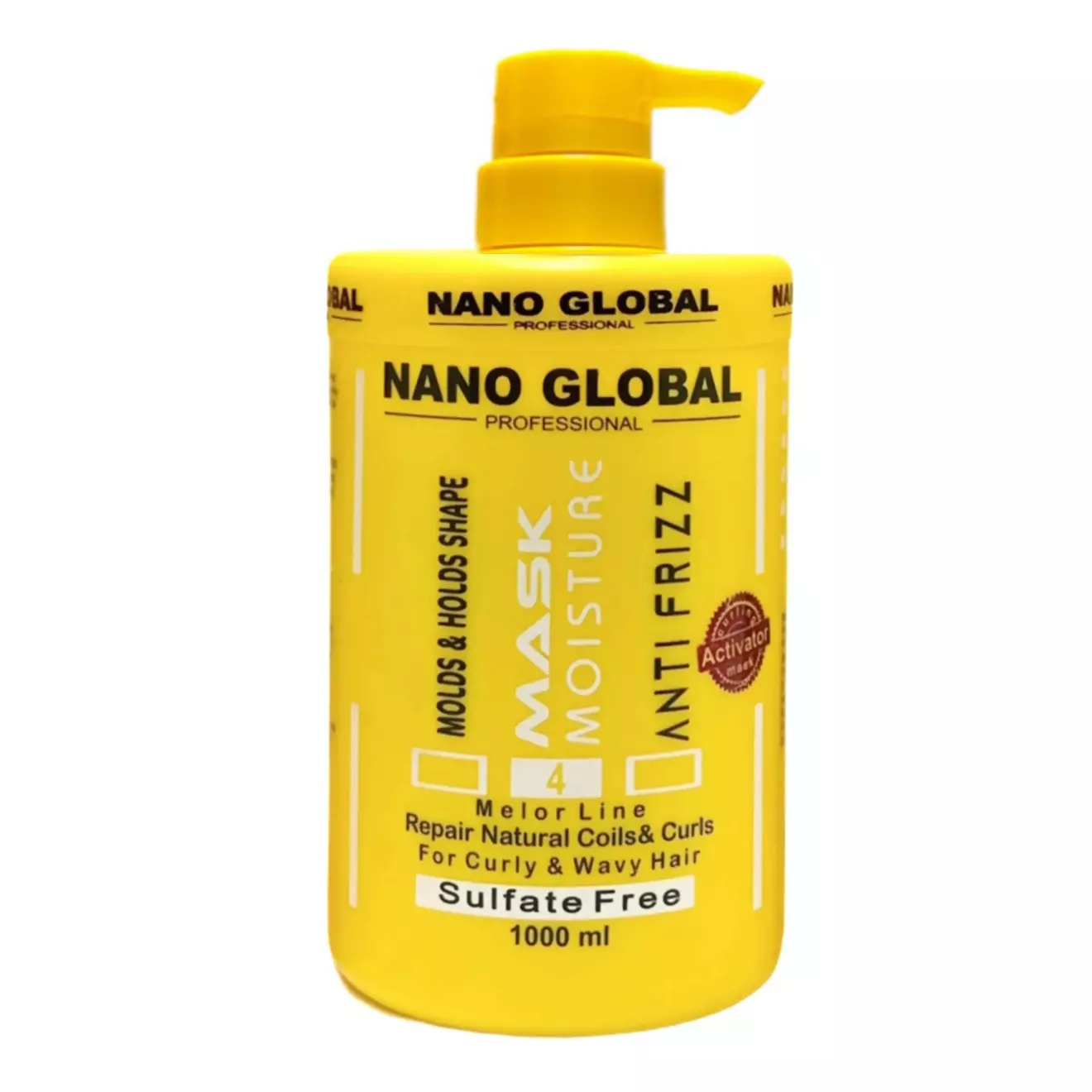 ماسک مو داخل حمام نانو گلوبال (لاین زرد اکتیویتور)
