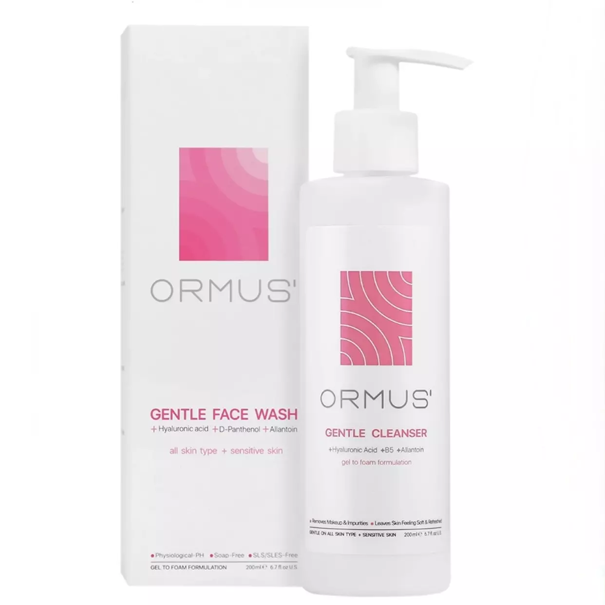 ژل شست و شوی ملایم اورموس مناسب پوست های حساس حجم 200 میل