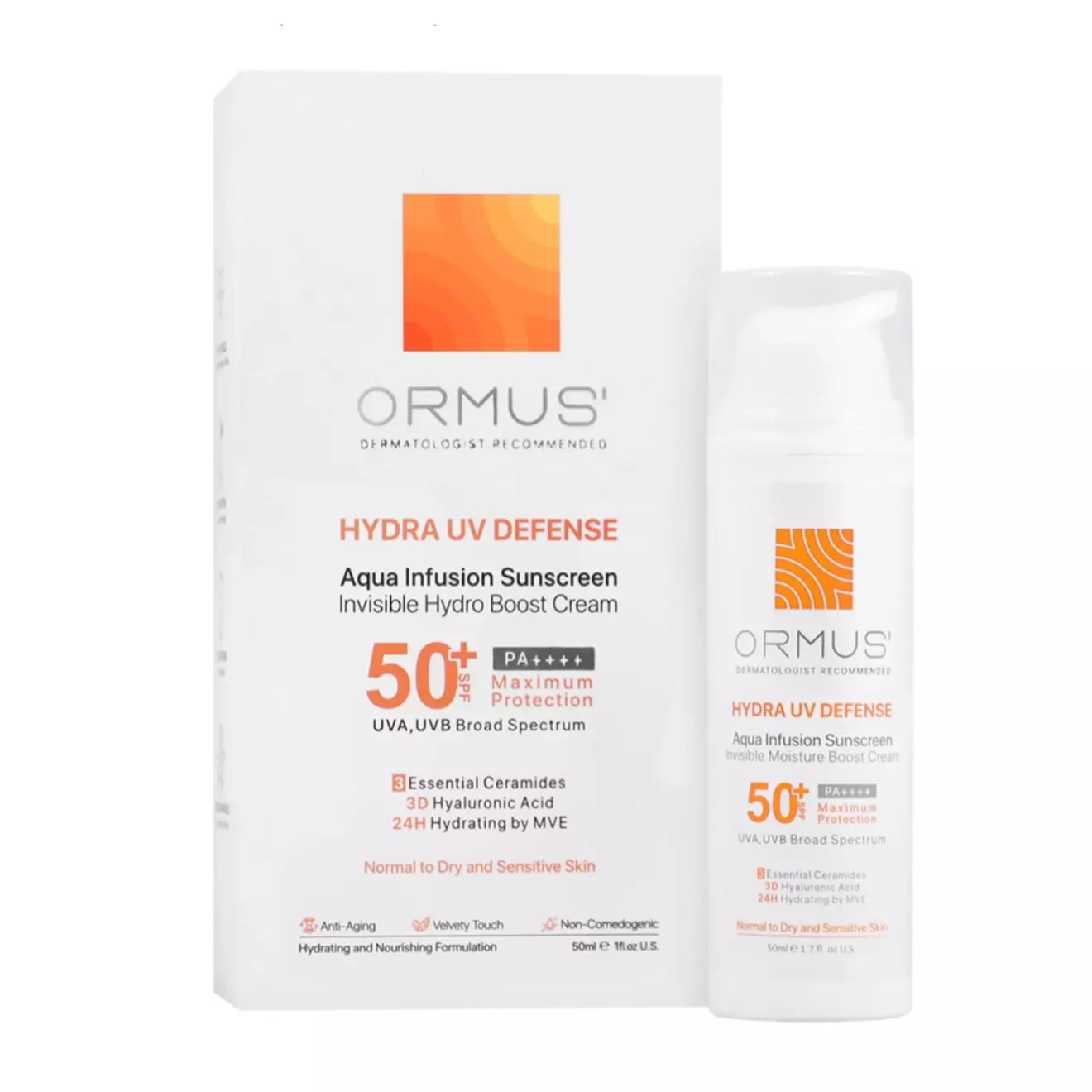 کرم ضد آفتاب و آبرسان اورموس