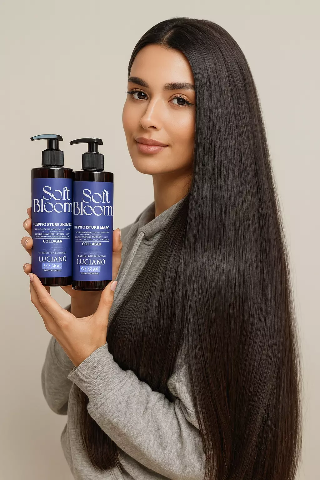 شامپو ترمیم کننده قوی لوچانو soft bloom shampoo luciano