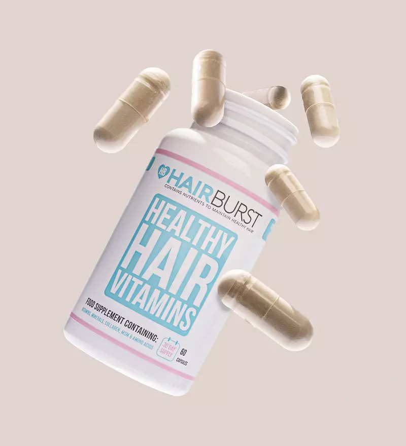 قرص هیربرست تقویت کننده مو Hair Burst 60 عددی