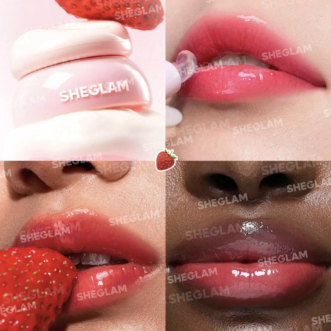 مربای لب شیگلم رنگ strawberry splay