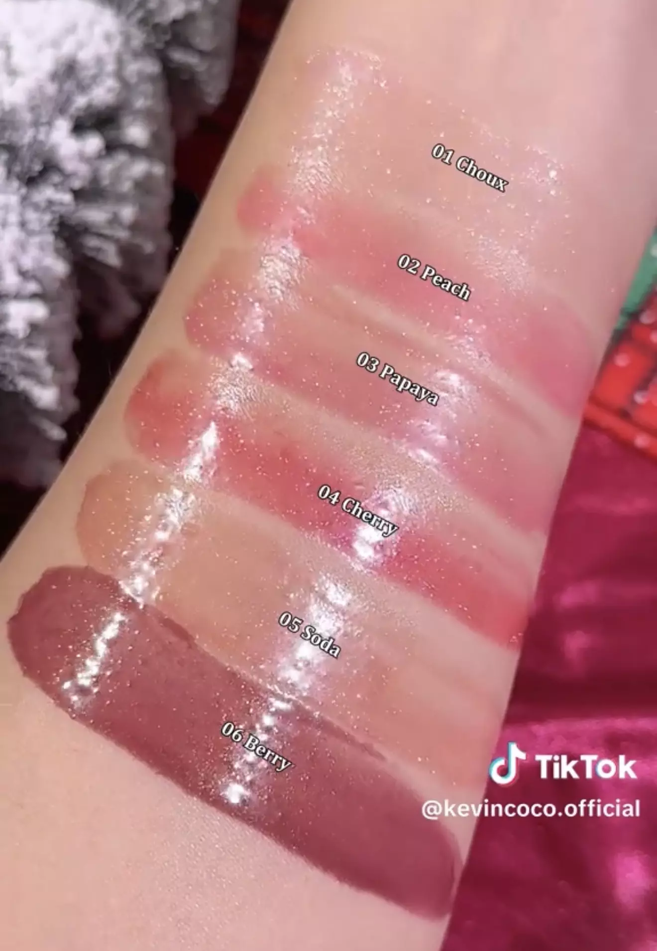 لیپ گلاس sweet dream kevin coco