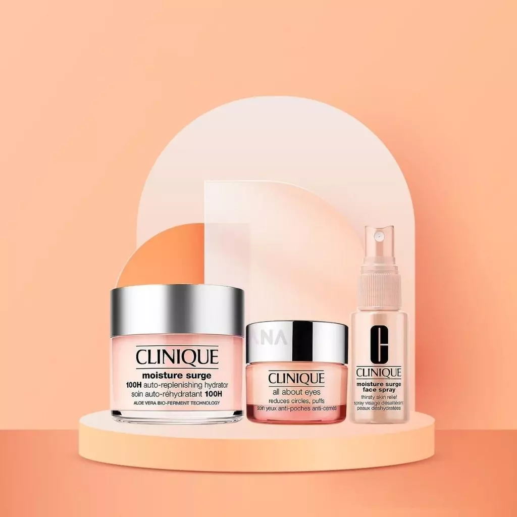 ست سه تایی آبرسان کلینیک dewy glow