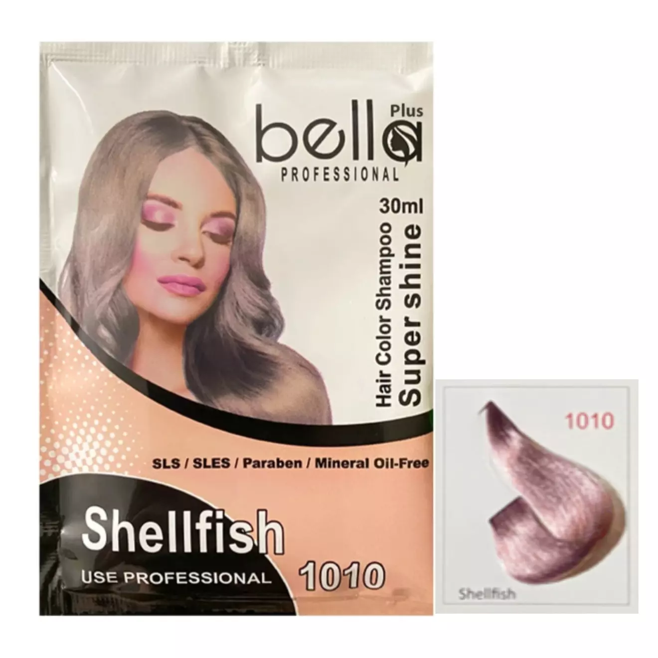 شامپو رنگ مو ساشه ای bella