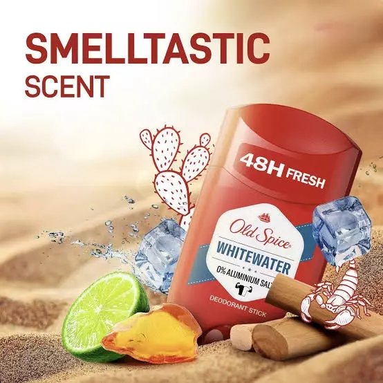 مام استیکی ۴۸ ساعته اولد اسپایس مدل وایت واتر Old Spice Whitewater