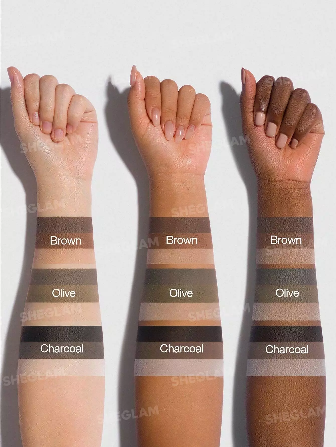 سایه ابرو شیگلم مدل Puff رنگ brown قهوه ای