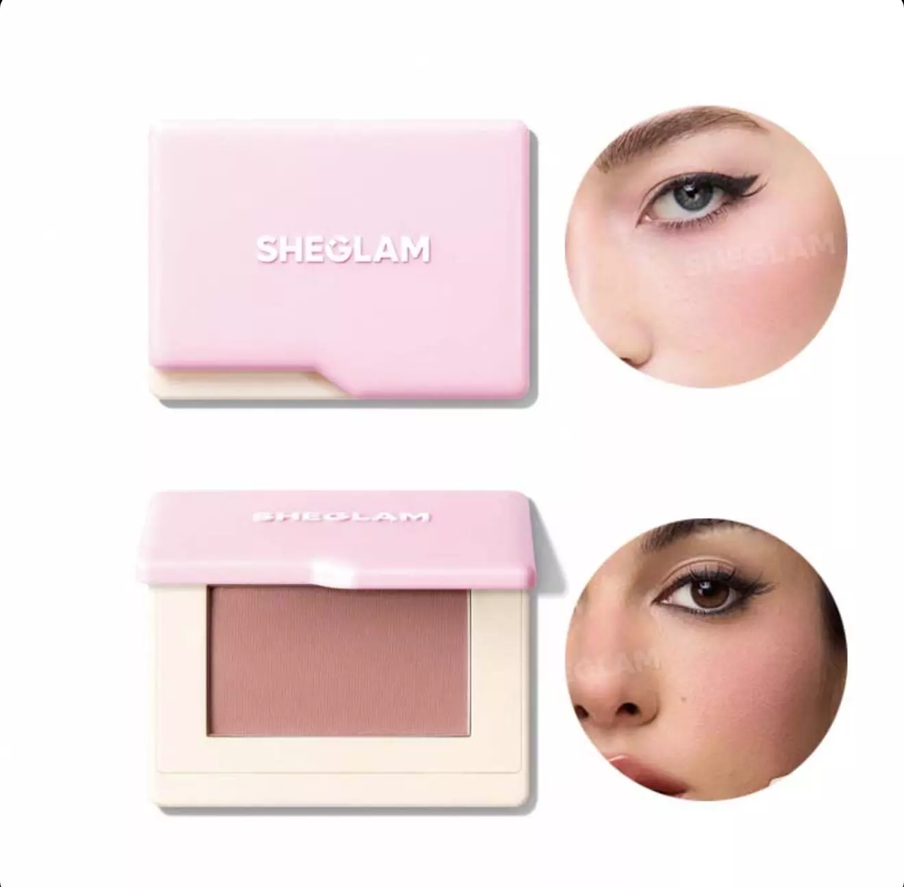 پالت رژگونه شیگلم Sheglam مدل Dream Touch Blush رنگ 018 Whipped Fig