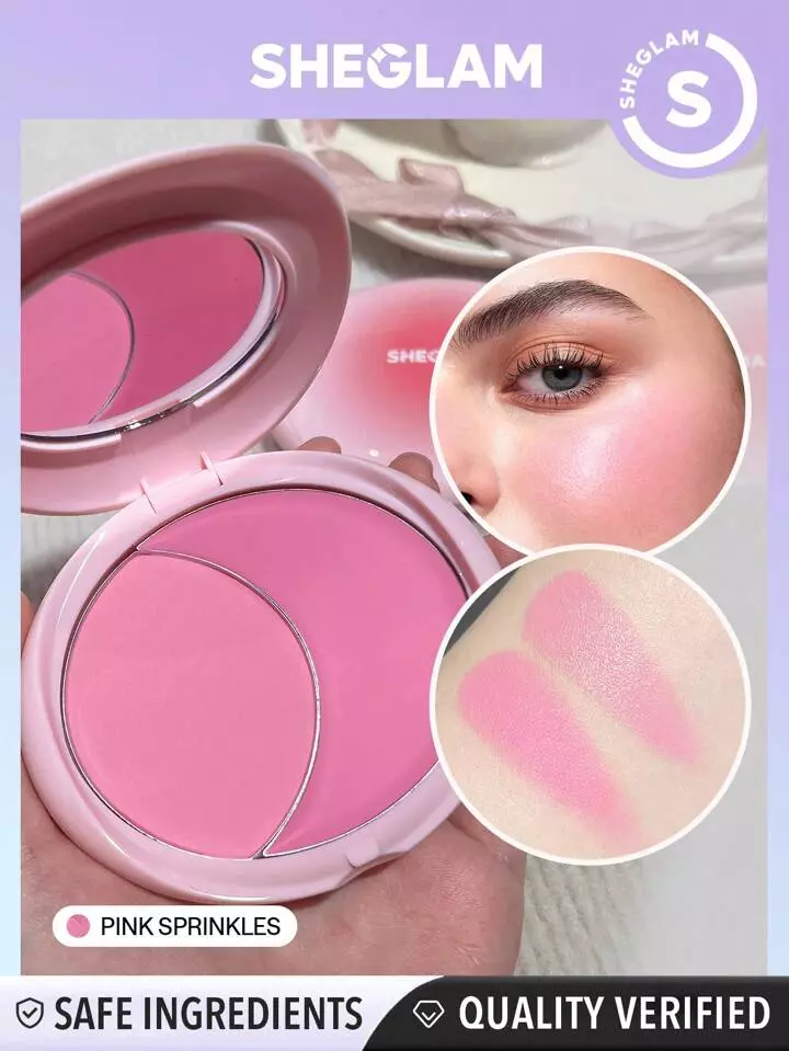 رژگونه دو طرفه کرمی و پودری شیگلم مدل Cheek 2 Cheek Blush Duo