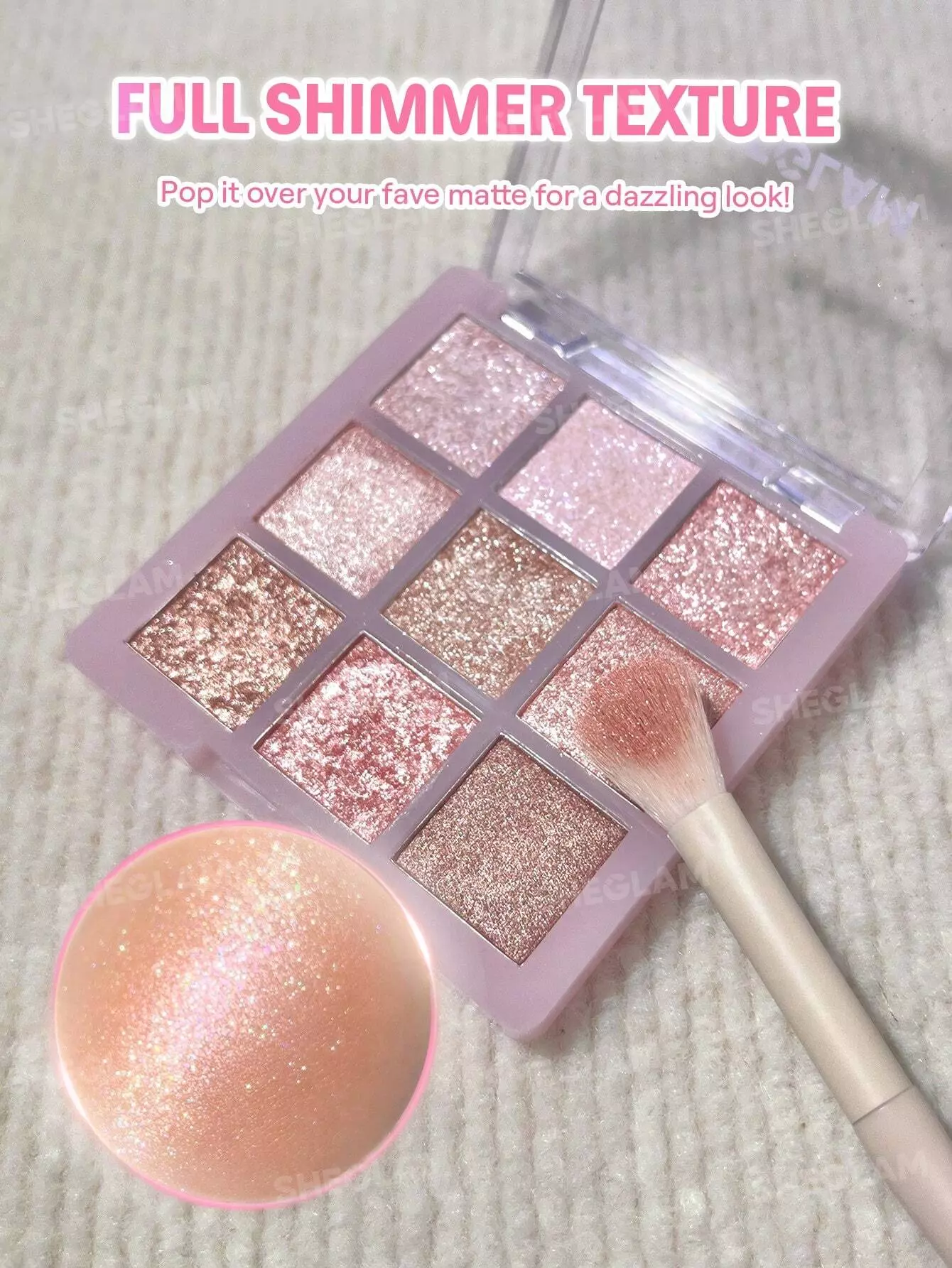 پالت سایه شیگلم 9 رنگ sheglam glimmer & gleam