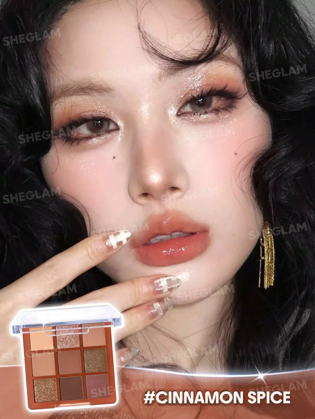 پالت سایه شیگلم 9 رنگ sheglam cinnamon spice