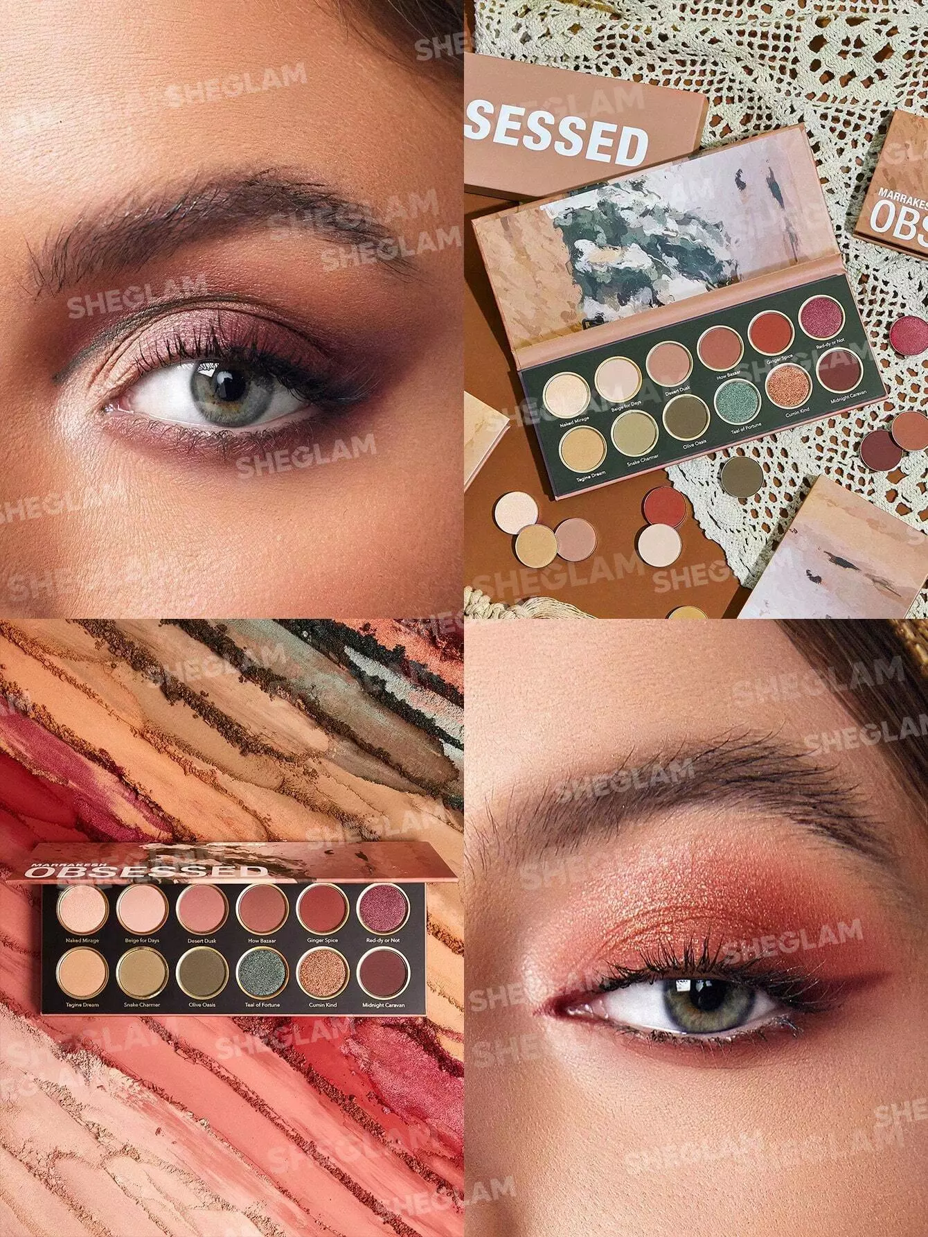 پالت سایه متالیک مراکش آبسد شیگلم Sheglam Marrakesh Obsesed Palette