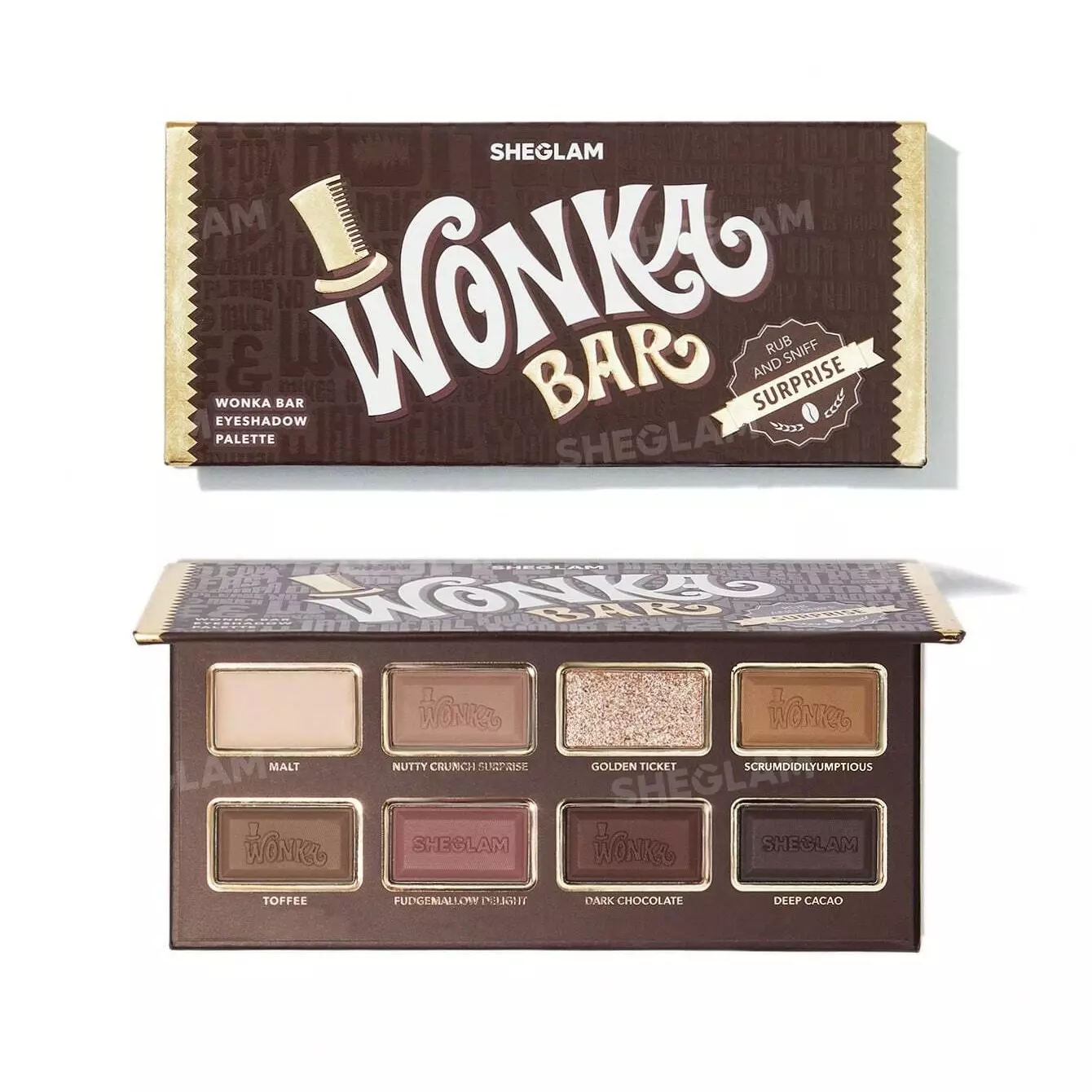پالت سایه 8 رنگ ونکا بار شیگلم Sheglam Wonka Bar Eyeshadow 8 Colors
