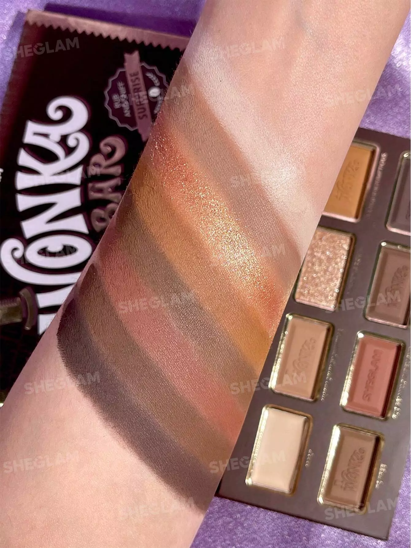 پالت سایه 8 رنگ ونکا بار شیگلم Sheglam Wonka Bar Eyeshadow 8 Colors