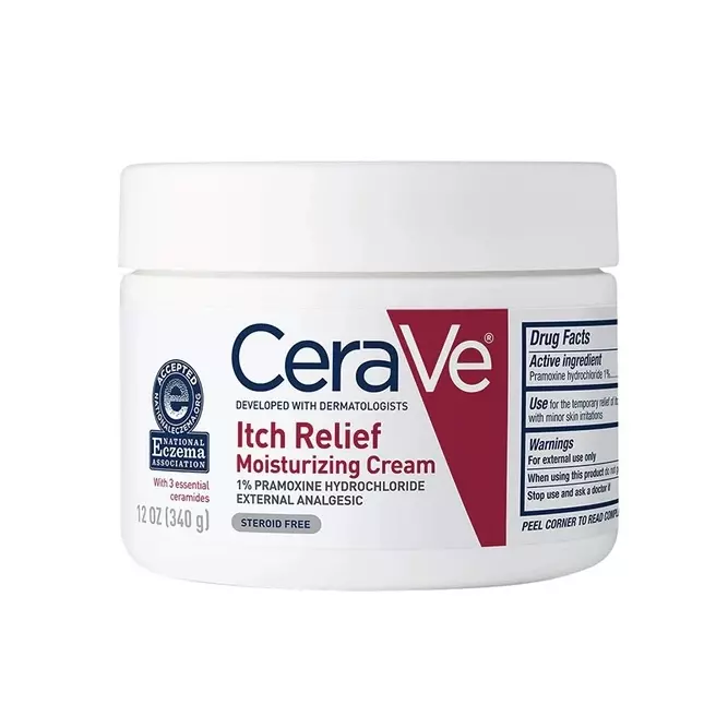 لوسیون کرم مرطوب کننده و ضد خارش سراوی CeraVe مدل Itch Relief تسکین دهنده و بازسازی پوست اگزما