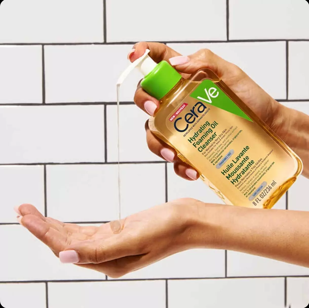 شوینده روغنی سراوی 473ml Cerave مناسب برای پوست های نرمال تا خشک