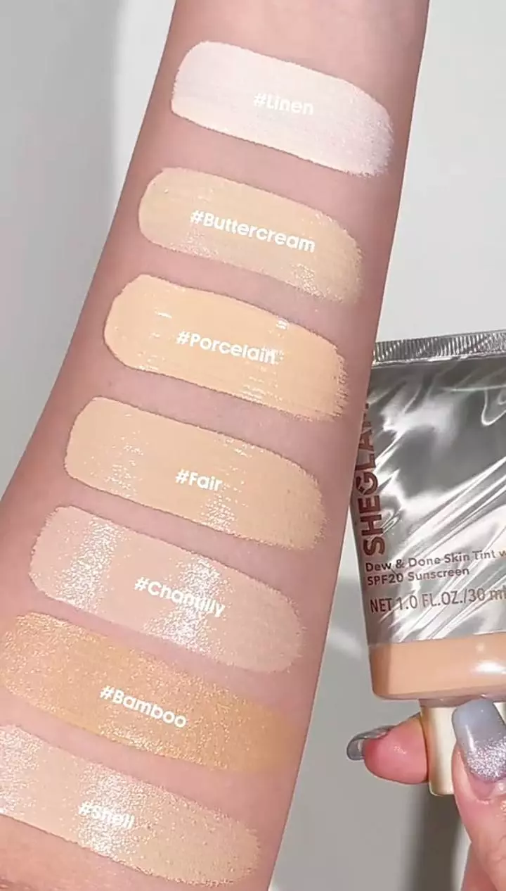 تینت پوست شیگلم Dew & Done spf 20 رنگ shell