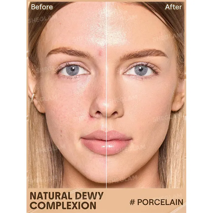 تینت پوست شیگلم Dew & Done spf 20 رنگ porcelain
