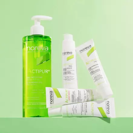 ژل شوینده صورت و بدن اکتی پور نوروا Noreva Actipur Gel Nettoyant Cleansing Gel 400Ml
