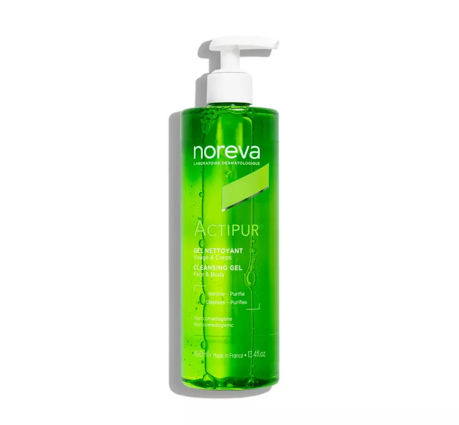 ژل شوینده صورت و بدن اکتی پور نوروا Noreva Actipur Gel Nettoyant Cleansing Gel 400Ml