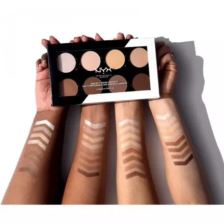 پالت 8 رنگ کانتور و هایلایتر نیکس NYX Highlight & Contour Pro Palette