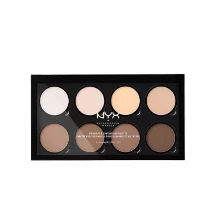 پالت 8 رنگ کانتور و هایلایتر نیکس NYX Highlight & Contour Pro Palette