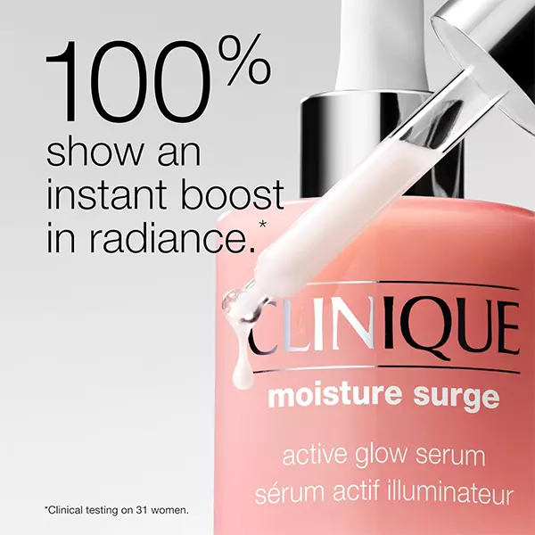 سرم آبرسان و روشن کننده مویسچر سرج کلینیک Clinique Moisture Surge Active Glow Serum 30Ml