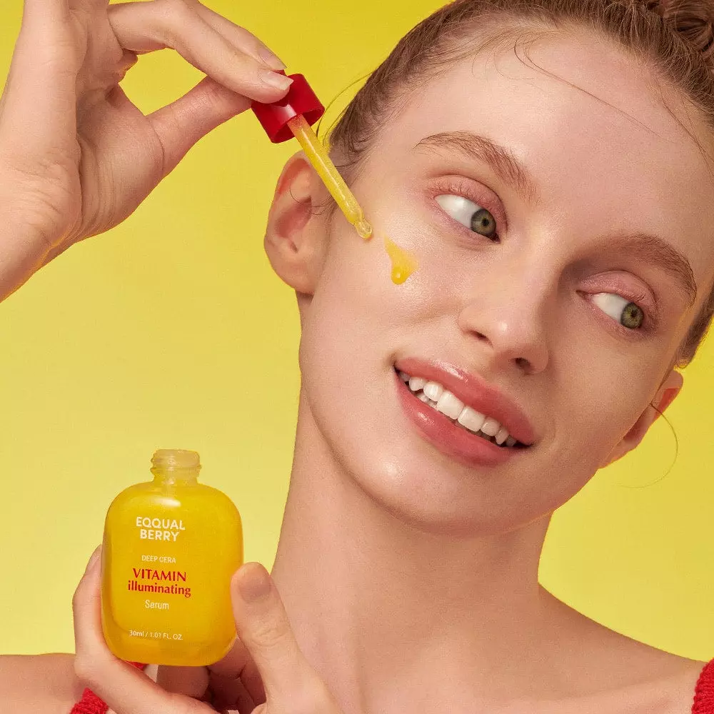 سرم vitamin illuminating اکوال بری Eqqualberry ضد لک و روشن کننده