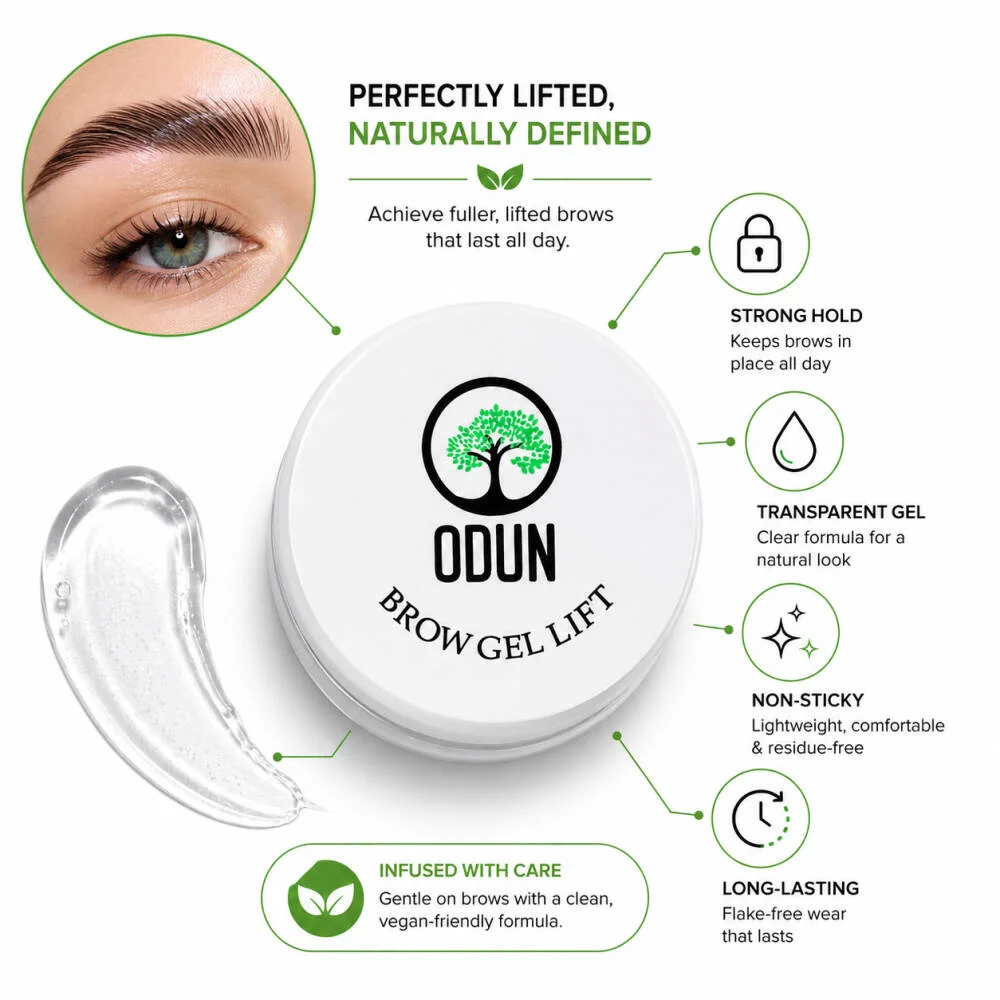 ژل لیفت ابرو اودون مدل Brow Gel Lift حجم 30گرم