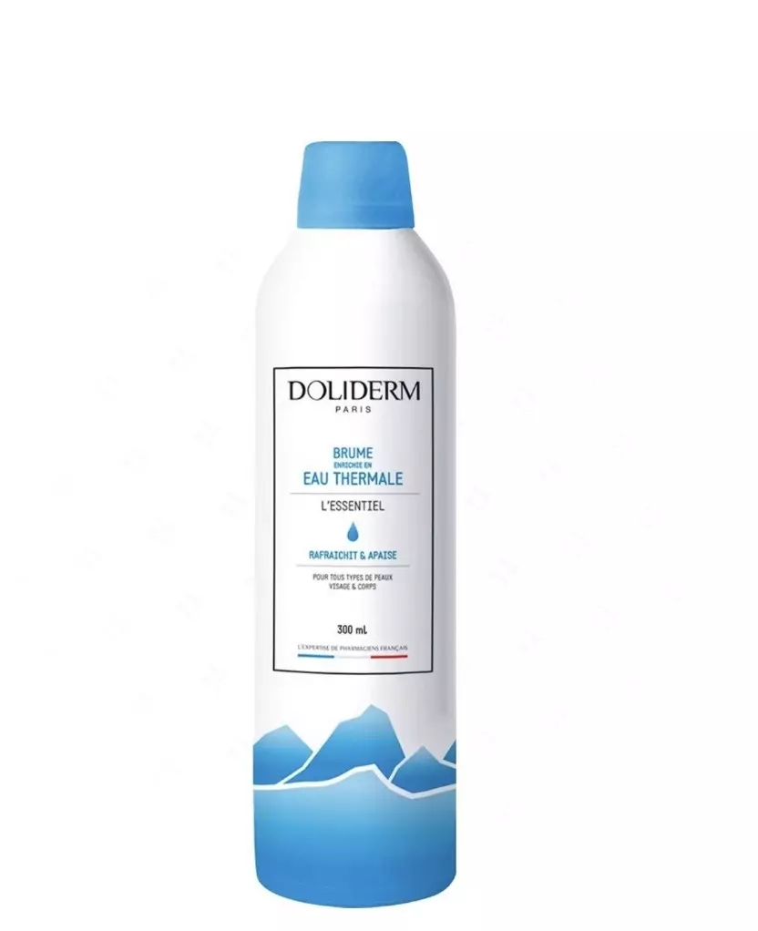 اسپری آب صورت دولیدرم اصل فرانسه ترمیم کننده و ویتامینه Doliderm300ml