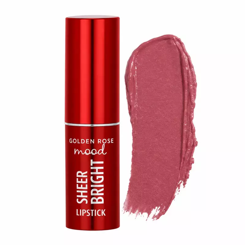 رژلب جامد استیکی گلدن رز سری mood مدل SHEER BRIGHT شماره108 رنگ PEACH BLUSS