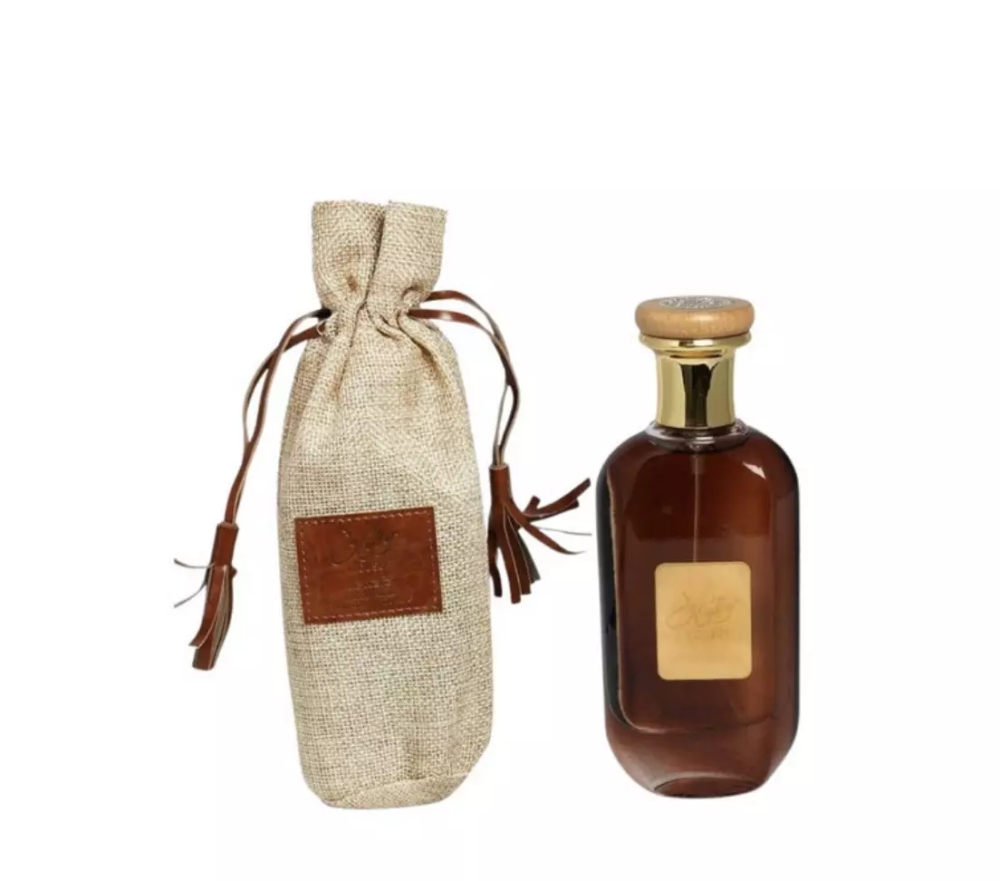 عطر ادکلن موصوف قهوه ای ارض الزعفران MOUSUF