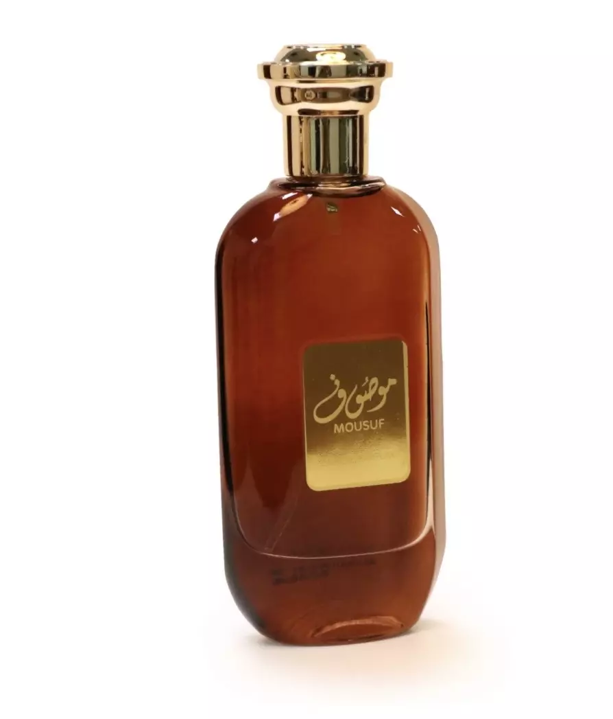 عطر ادکلن موصوف قهوه ای ارض الزعفران MOUSUF