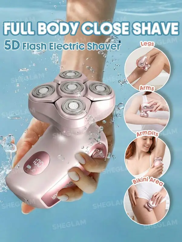 شیور 5 کاره شیگلم ماشین اصلاح شیگلم Sheglam 5D Shaver