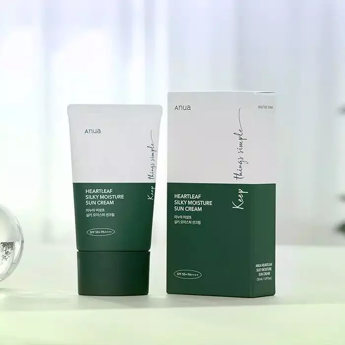 کرم ضد آفتاب آبرسان آنوا مدل Heartleaf Silky Moisture