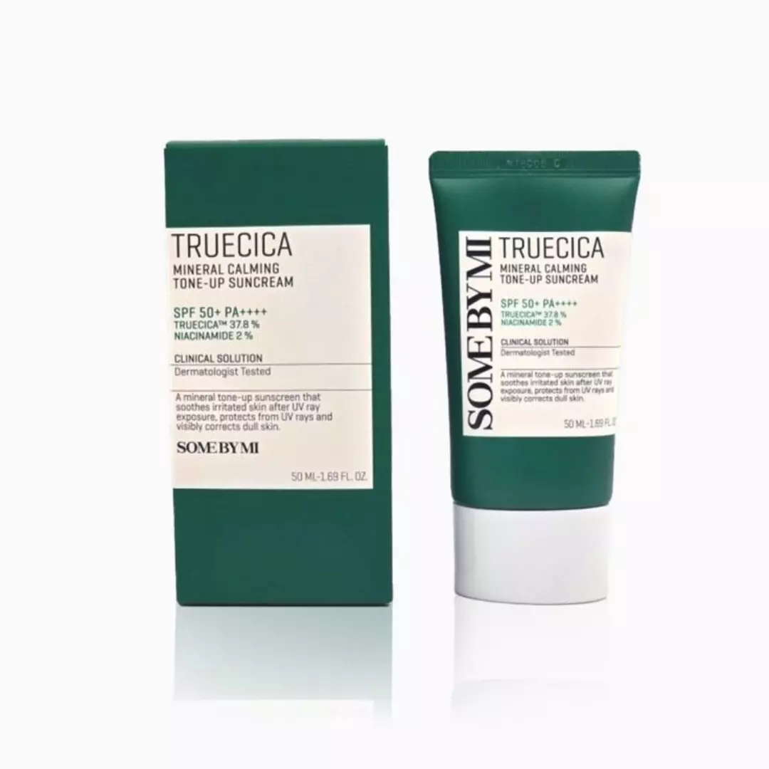 ضد آفتاب فیزیکی سام بای می Some By Mi Truecica Mineral Calming حجم 50 میل