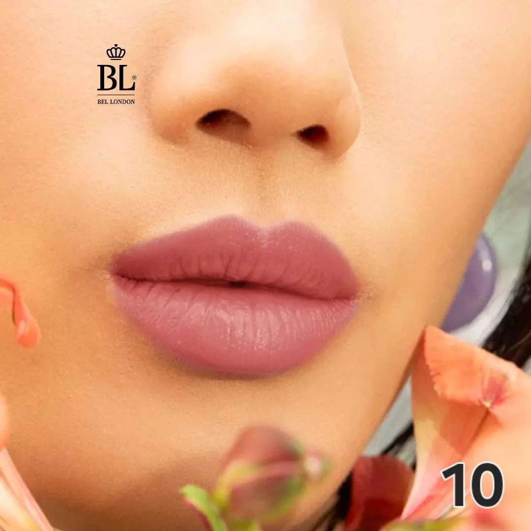 رژلب جامد بل لندن حاوی روغن آرگان شماره 10 Bel london