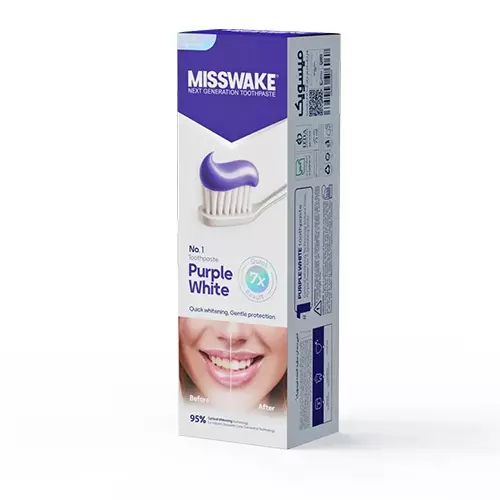 خمیر دندان سفید کننده بلیچینگ میسویک مدل Purple White